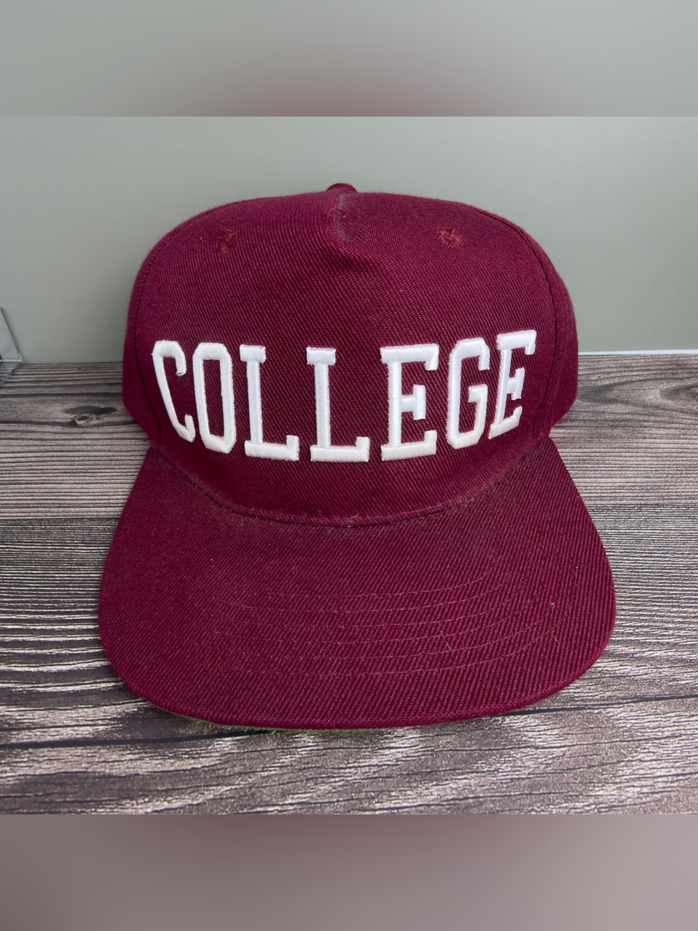 ANML HSE “COLLEGE” Snapback Hats – Maroon & Navy Lot – Animal House Style
